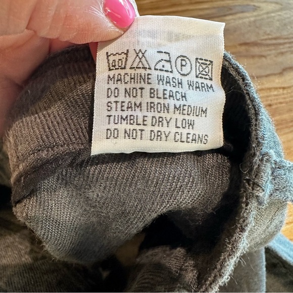 Cielo Classic Women’s Washed Grey Ramie Eco Material Wide Leg Trousers Pants - Picture 3 of 10